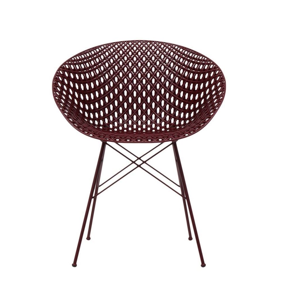 Smatrik Sandalye Bordo/Bordo