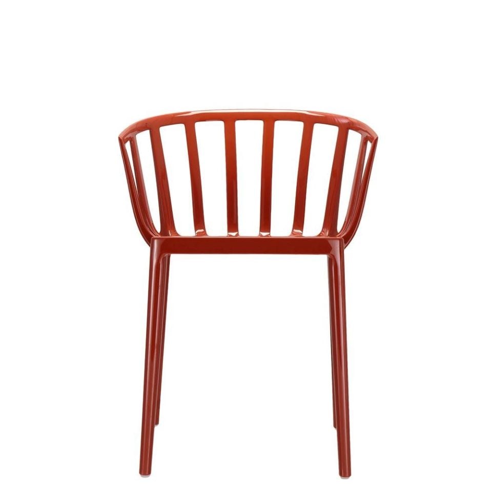 2'li Kartell Venice Sandalye Paslı Turuncu