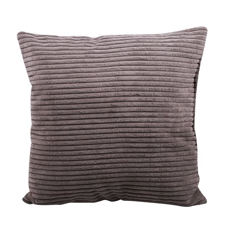 Kadife Yastık Antrasit 45 cm