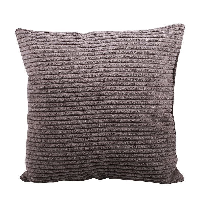 Kadife Yastık Antrasit 45 cm