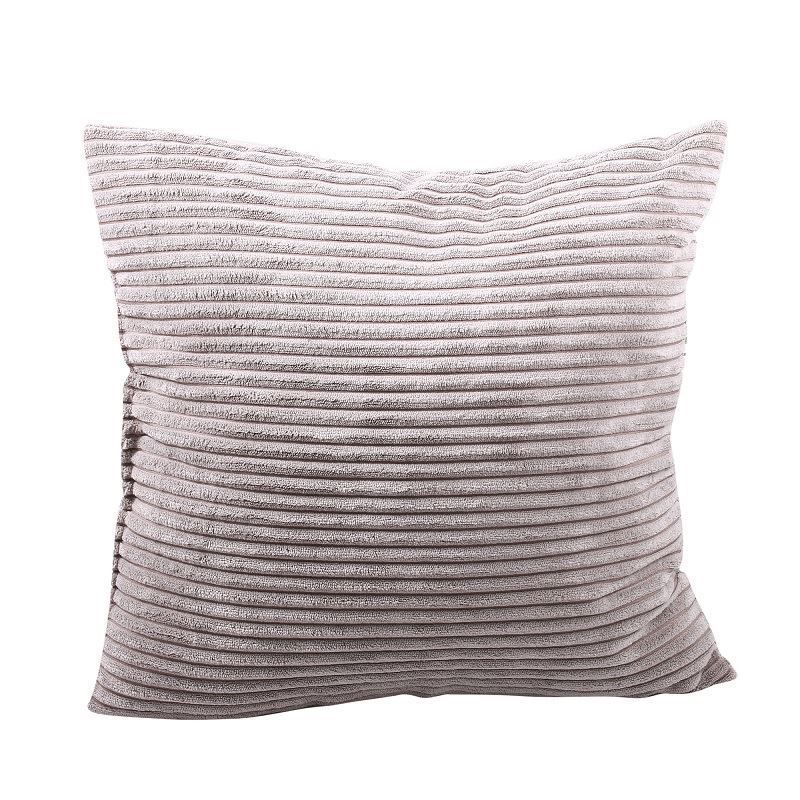 Kadife Yastık Gri 45 cm