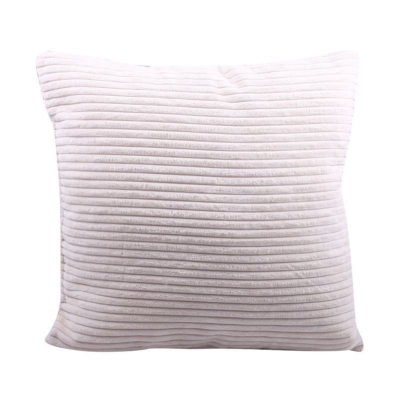 Kadife Yastık Bej 45 cm