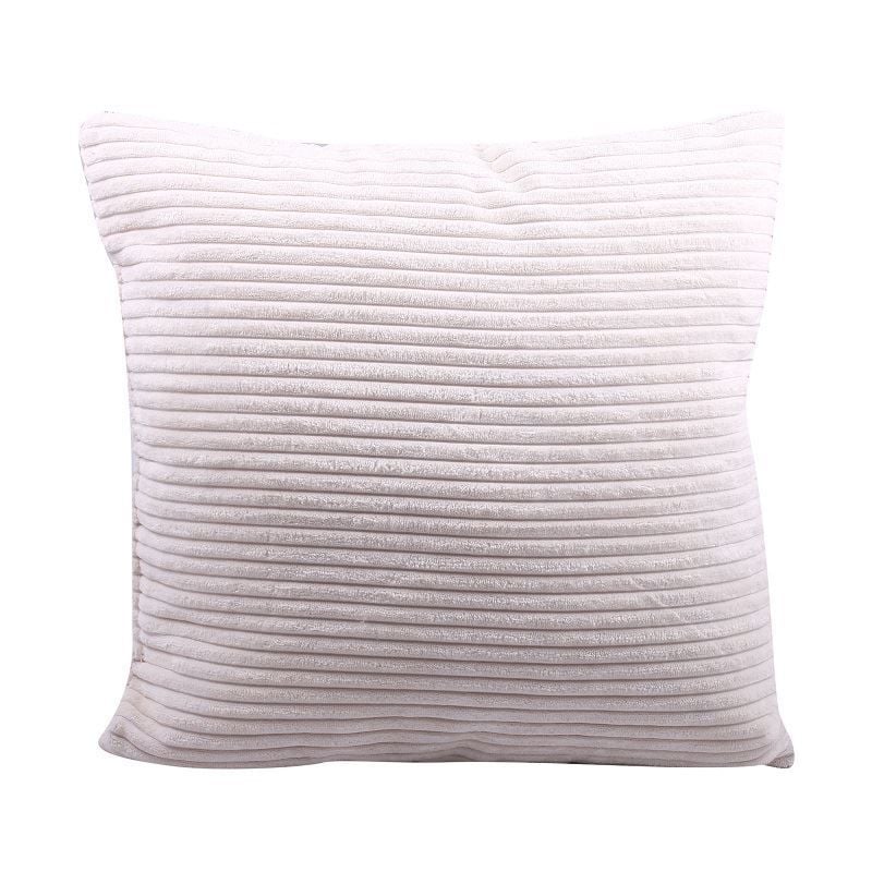 Kadife Yastık Bej 45 cm