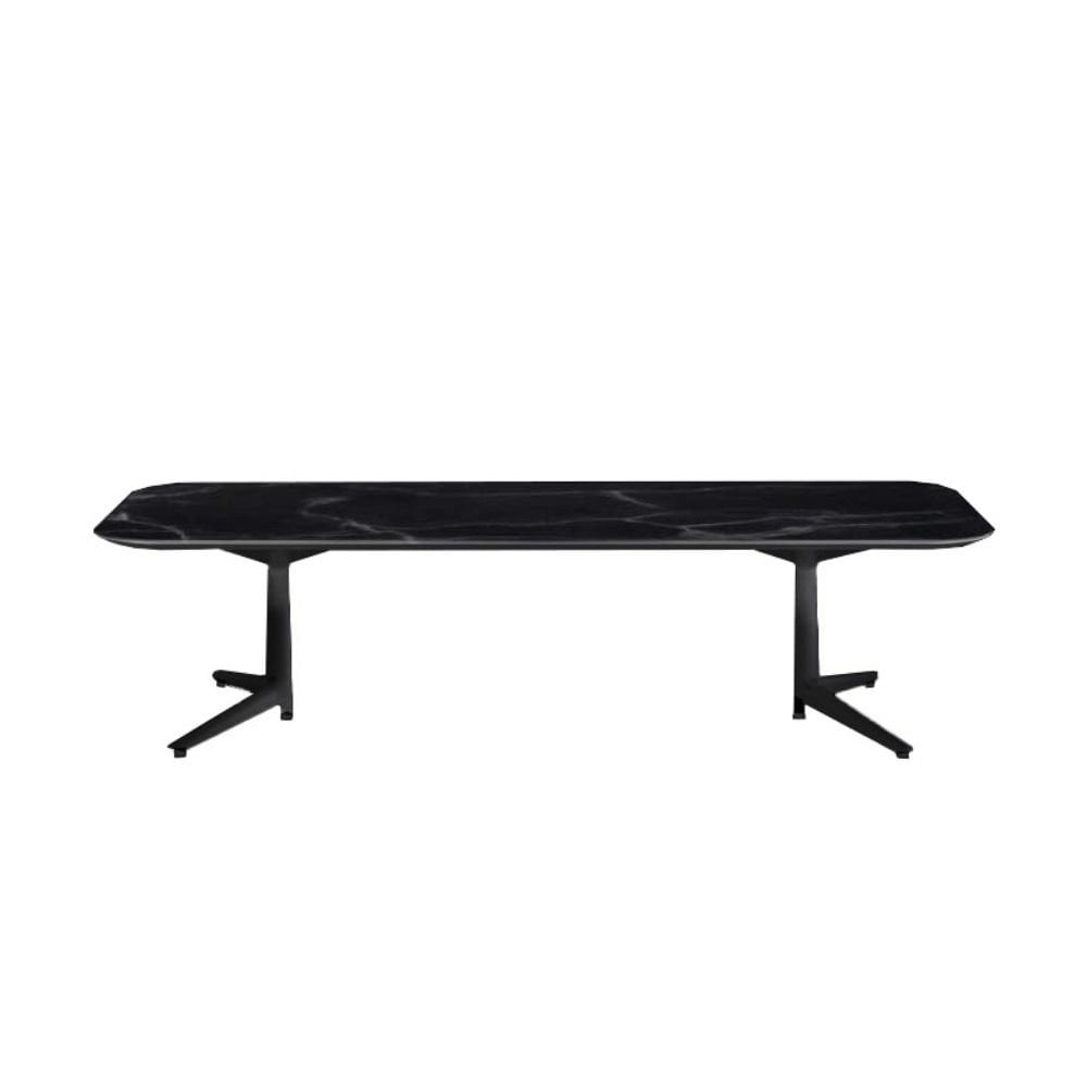 Kartell Multiplo Low Siyah Sehpa