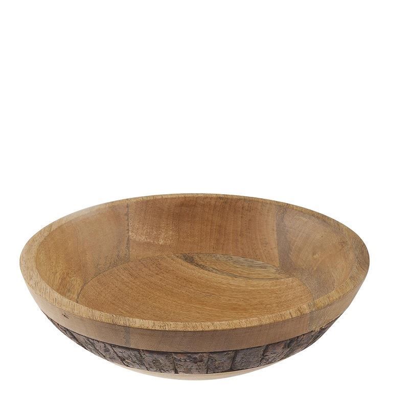 Ahşap Dekoratif Tabak 25x7 cm