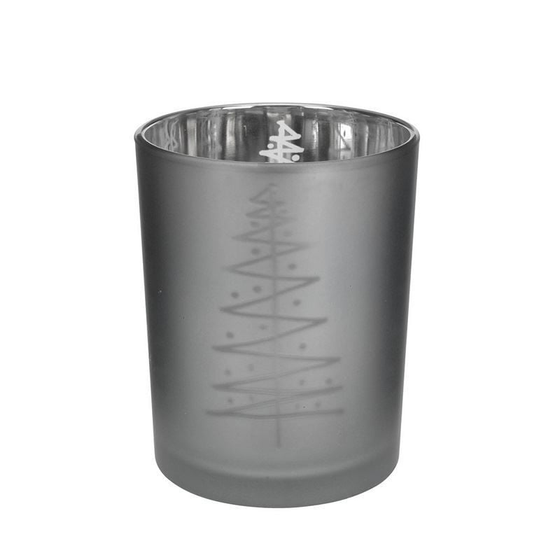 Mumluk Çam 8 cm Koyu Gri