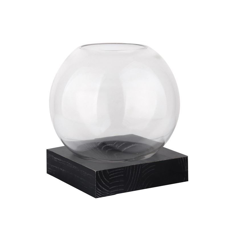 Yeşil Standlı Cam Obje 29cm