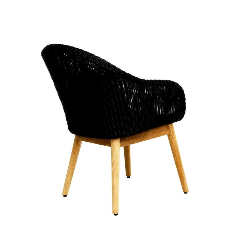 Coast Teak Sandalye Siyah