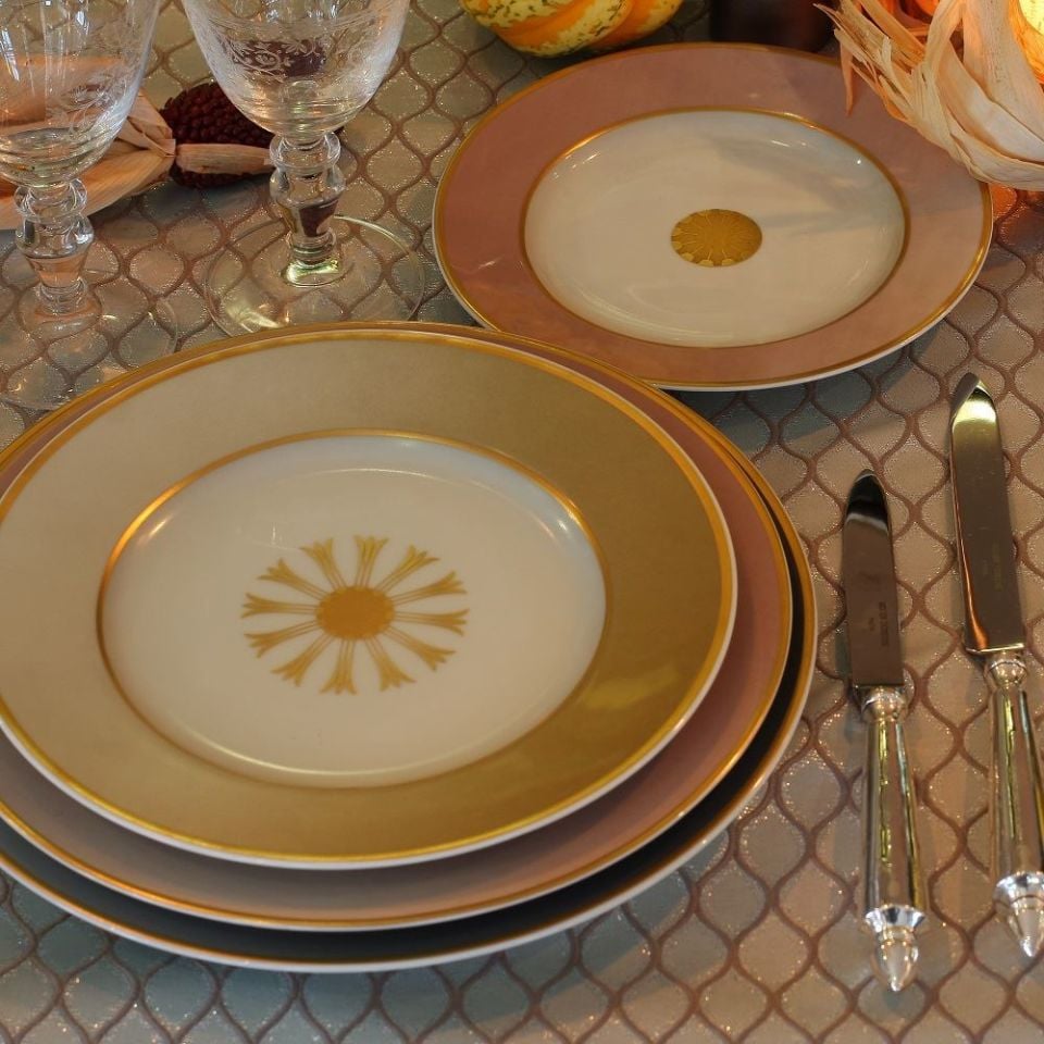 Carousel Yemek Tabağı Gül Rengi Q:27 cm