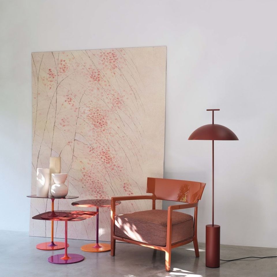 Thierry Sehpa 50x40 cm Bordo