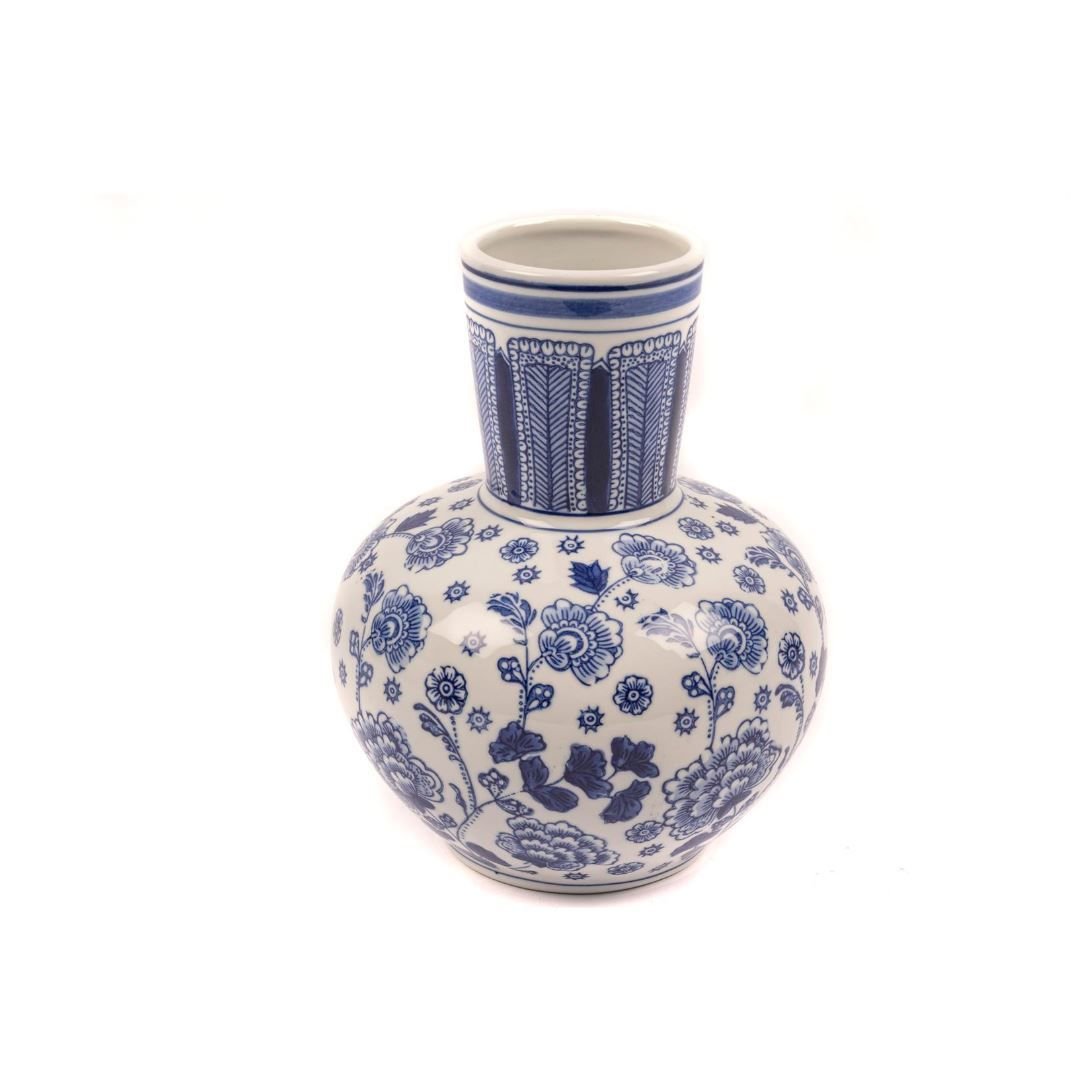 Bleu-Blanc Vazo 12x26cm