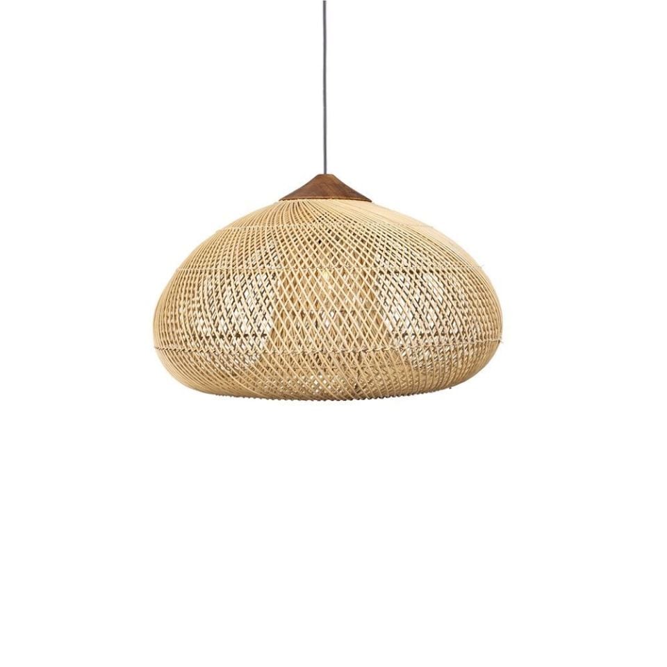 Drum Sarkıt Natural Rattan 60x38 cm