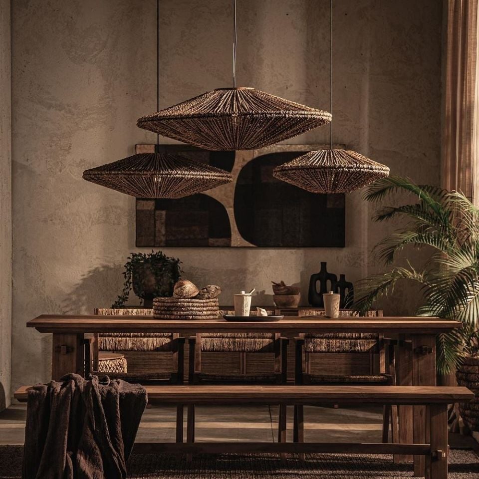 Cymbal Sarkıt Abaca Natural 100x30  cm