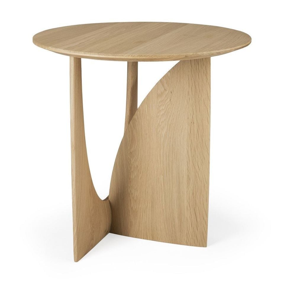 Geometric Yan Sehpa Meşe