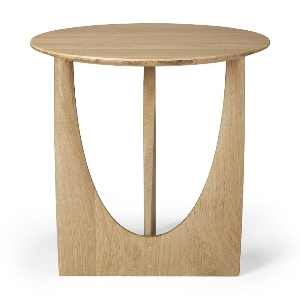Geometric Yan Sehpa Meşe