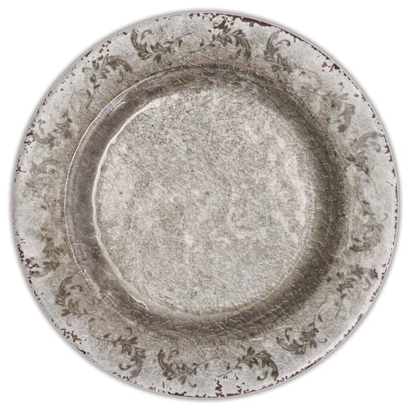 6'lı Tatlı Tabagı Q:22 cm Bronz