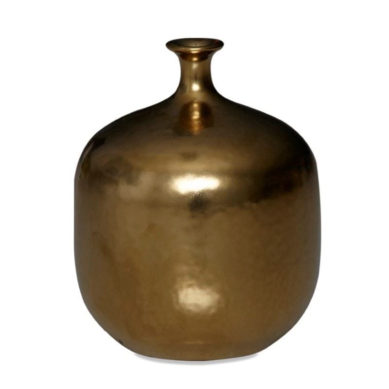 Altın Yaldız Vazo 15,5cm